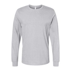 Fruit of the Loom SC201 - Value Weight LS T Heather Grey