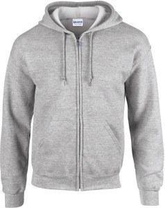 Gildan GI18600 - Kapuzen-Sweatshirt mit Reißverschluss Herren Sport Grey