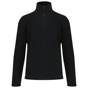 Kariban K912 - Enzo - Mikrofleece Pullover 1/4 Zipper Schwarz