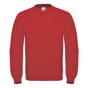 B&C BA404 - Sweatshirt Rundhals Rot