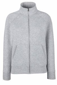 Fruit of the Loom SS310 - Premium 70/30 Damen Sweatshirt Jacke Heather Grey