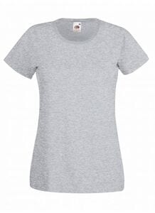 Fruit of the Loom SS050 - Damen T-Shirt Valueweight Heather Grey