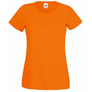 Fruit of the Loom SS050 - Damen T-Shirt Valueweight Orange