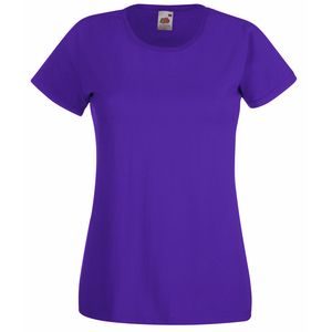 Fruit of the Loom SS050 - Damen T-Shirt Valueweight Purple