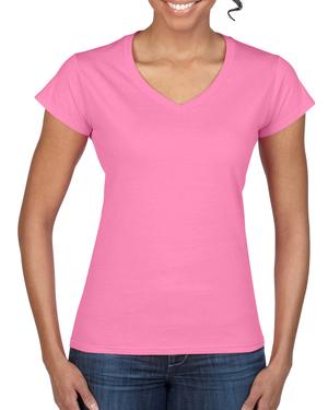 Gildan GD078 - Softstyle ™ V-Ausschnitt T-Shirt Damen