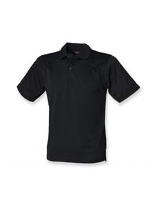 Henbury HB475 - Coolplus® Polohemd Schwarz