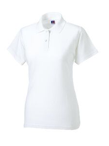 Russell J569F - Poloshirt aus Baumwolle Weiß