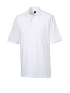 Russell J569M - Klassisches Baumwoll Poloshirt White