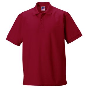 Russell J577M - Klassisches Baumwoll Poloshirt Classic Red