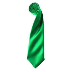 Premier PR750 - Colours satin tie Emerald