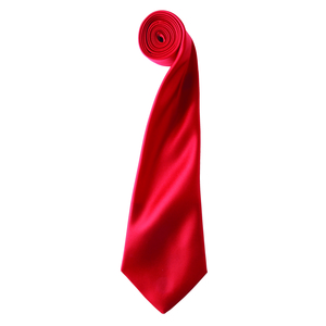 Premier PR750 - Colours satin tie Rot
