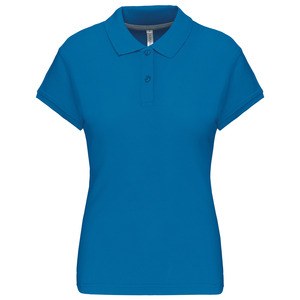 Kariban K242 - Damen Kurzarm Poloshirt Pique Tropical Blue