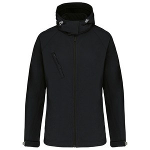 Kariban K414 - DAMEN SOFTSHELL JACKE MIT KAPUZE Schwarz