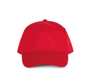 K-up KP034 - FIRST 5-Panel Kappe Rot