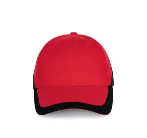 K-up KP045 - Rennen - Kappe 6 -Panel Red / Black