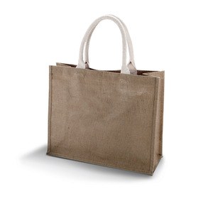 Kimood KI0219 - Jute Strandtasche Capuccino