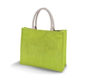 Kimood KI0219 - Jute Strandtasche Kalk