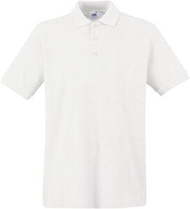 Fruit of the Loom SC63218 - Premium Poloshirt Weiß