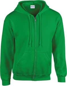 Gildan GI18600 - Kapuzen-Sweatshirt mit Reißverschluss Herren Irish Green