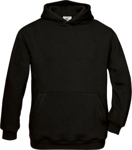 B&C CGWK681 - KOODED Sweatshirt Kids Black/Black