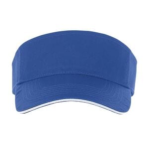 SOL'S 01196 - Unisex Visor Ace Sonnenblende Royal / Blanc