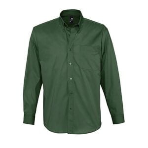 SOL'S 16090 - Herren Twill Hemd Langarm Bel Air Vert bouteille