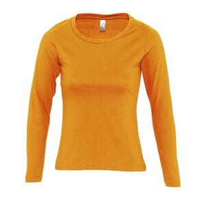 SOL'S 11425 - Damen T-Shirt Langarm Majestic Orange