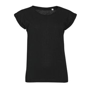 SOL'S 01406 - Damen Rundhals T-Shirt Melba Tiefschwarz