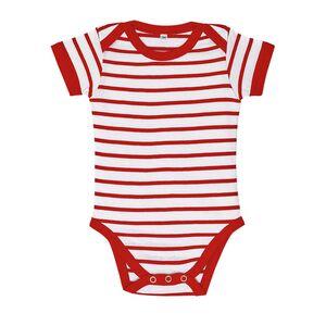 SOL'S 01401 - Babybody Miles Weiß / Rot