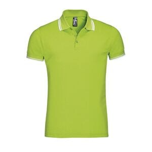 SOL'S 00577 - Herren Poloshirt Kurzarm Pasadena Lime / Blanc