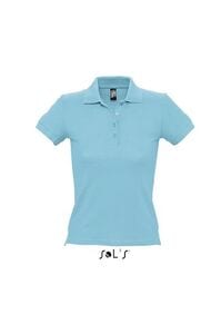 SOL'S 11310 - Damen Poloshirt Kurzarm People Atoll Blue