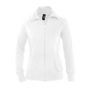 SOL'S 47400 - Damen Sweatjacke mit Reißverschluss Soda Weiß