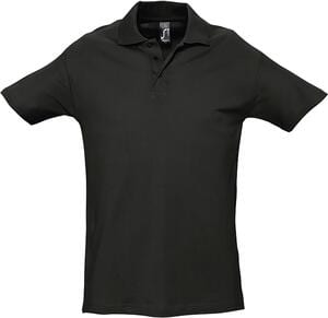 SOL'S 11362 - Herren Poloshirt Kurzarm Spring II Schwarz