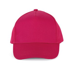 K-up KP149 - 5-Panel Kinderkappe aus Baumwolle Fuchsie