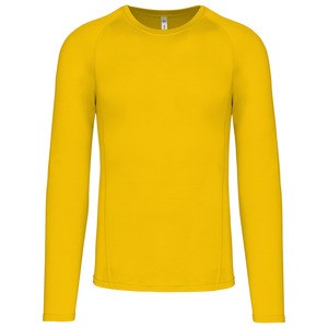 ProAct PA005 - LANGARM DOPPELHAUT T-SHIRT SCHNELLTROCKNEND Sporty Yellow