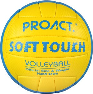 Proact PA852 - SOFT TOUCH BEACH VOLLEY BALL Yellow / Royal Blue / White