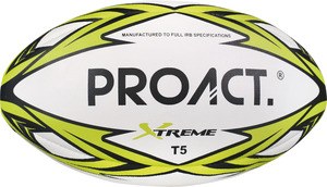 Proact PA819 - X-Treme T5 Rugbyball White / Lime / Black