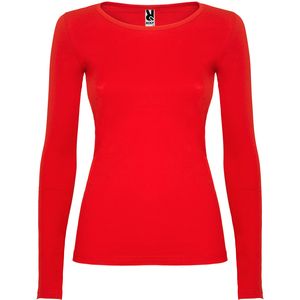 Roly CA1218 - Extreme Woman Halbtailliertes Langarm T-Shirt Rot