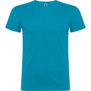 Roly CA6554 - BEAGLE Kurzarm-T-Shirt mit doppeltem Rundhalsausschnitt mit Elastan Deep Blue