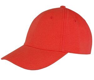 Result RC081 - Memphis Brushed Baumwolle Low Profile Cap Rot
