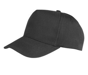 Result RC084 - Boston 5-Panel Printers Cap Schwarz