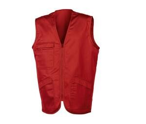 Pen Duick PK302 - Weste Arbeitskleidung Rot