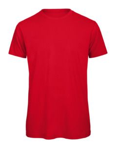 B&C BC042 - T-Shirt aus Bio-Baumwolle für Herren Rot