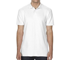 Gildan GN480 - Herren Pique Polo Weiß