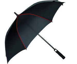 Black&Match BM921 - Golf-Regenschirm Schwarz / Rot
