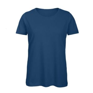 B&C BC02T - Damen T-Shirt aus 100% Baumwolle  Marineblauen