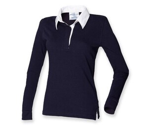 Front row FR101 - Damen Klassisches Rugby-Shirt Navy