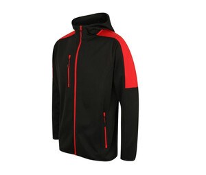 Finden & Hales LV622 - Aktive Softshelljacke von Erwachsenen Schwarz / Rot