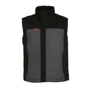 SOL'S 01567 - Herren Workwear Bodywarmer Mission Pro Dark Grey / Black