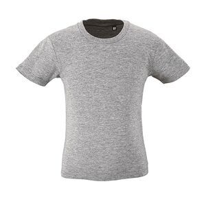 SOL'S 02078 - Kinder Rundhals T Shirt Milo  Gemischtes Grau